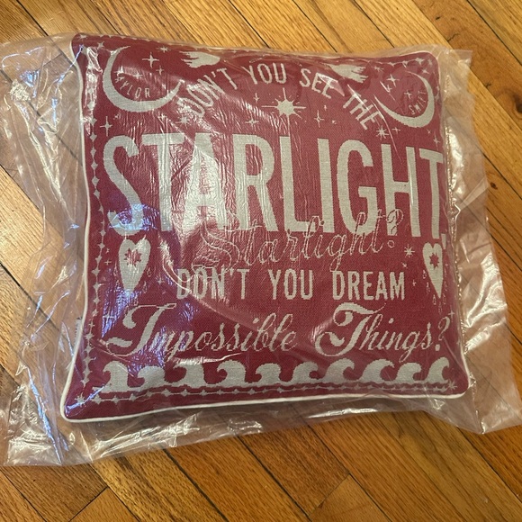 Taylor Swift Starlight Pillow Red Taylor's Version Song Lyrics New Sealed - Picture 1 of 5